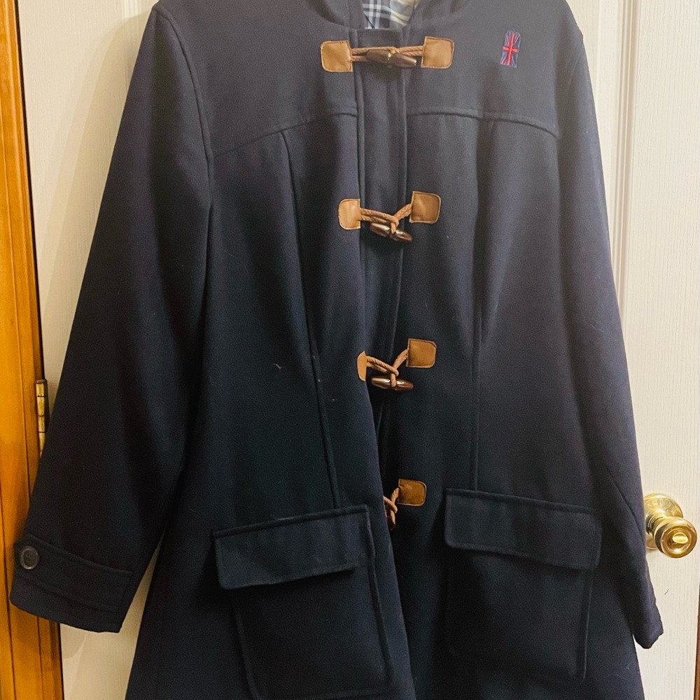 Her Universe/ Hot Topic/ Torrid Dr WHO BBC Navy Toggle Pea Coat